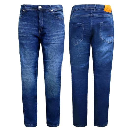 MetaArmor Motorcycle Jeans for men CE Class A Lined with Aramid Fiber – Dual Sport Motorcycle Pants with CE Hip and Knee Protectors – Armored Motorcycle Riding Pants