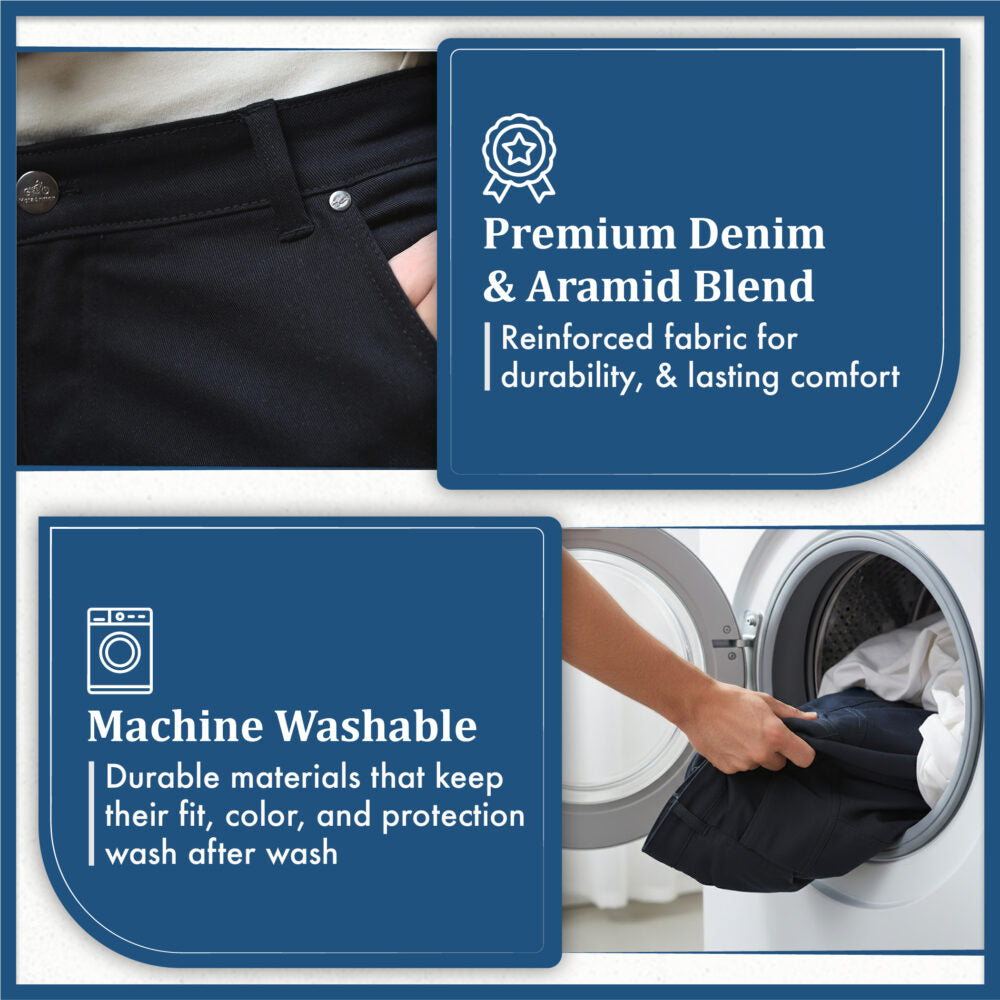 MetaArmor Torina BlackForge Cargo Pants for Men Lined with Aramid Fiber-CE-Certified Armors-Class AA Motorcycle Riding Pants