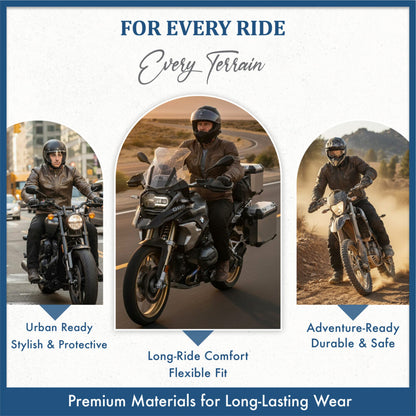 MetaArmor Torina BlackForge Cargo Pants for Men Lined with Aramid Fiber-CE-Certified Armors-Class AA Motorcycle Riding Pants