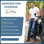 CE Class AA Motorcycle Riding Jeans for Men | Meta Armor - Image 2