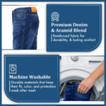 CE Class AA Motorcycle Riding Jeans for Men | Meta Armor - Image 4