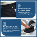 Motorcycle Riding Jeans/ Torina BlackForge Cargo Pants for Men - Image 5