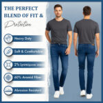 CE Class AA Motorcycle Riding Jeans for Men | Meta Armor - Image 5